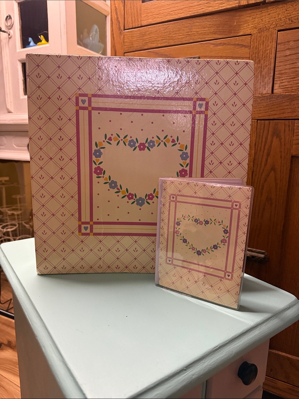 Vintage NWOT photo album set Cottagecore